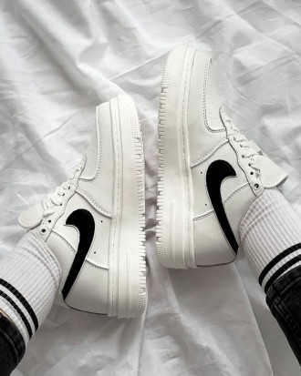 Кроссовки женские зимние белые Nike AIr Force Low Gore-Tex Winter Termo White Bl. . фото 6