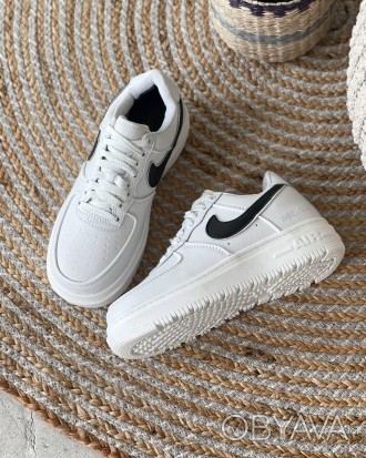 Кроссовки женские зимние белые Nike AIr Force Low Gore-Tex Winter Termo White Bl. . фото 1