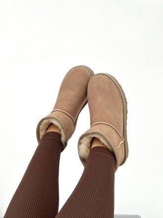 Сапоги угги женские зимние коричневые UGG Classic Mini Brown 
Женские сапоги UGG. . фото 5