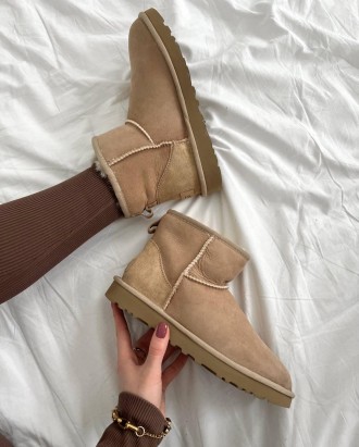 Сапоги угги женские зимние коричневые UGG Classic Mini Brown 
Женские сапоги UGG. . фото 4