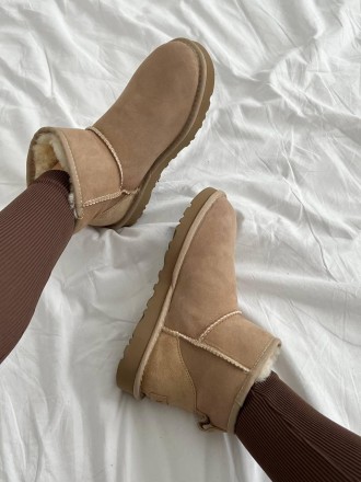 Сапоги угги женские зимние коричневые UGG Classic Mini Brown 
Женские сапоги UGG. . фото 6