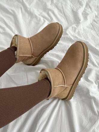 Сапоги угги женские зимние коричневые UGG Classic Mini Brown 
Женские сапоги UGG. . фото 11