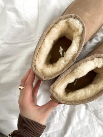 Сапоги угги женские зимние коричневые UGG Classic Mini Brown 
Женские сапоги UGG. . фото 8