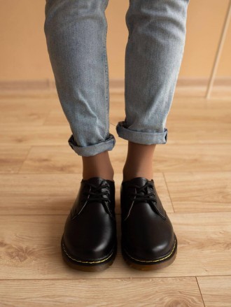 
Туфли женские черные Dr. Martens Black
Женские туфли Мартинс в классической чер. . фото 11