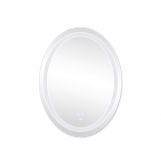 Дзеркало Lidz Vida 800х600 з LED-підсвічуванням Touch, з антизапотіванням, з дим. . фото 5