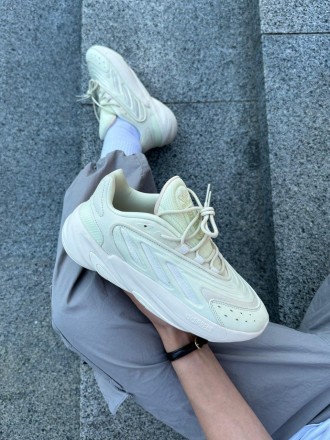 Кроссовки женские белые Adidas Ozelia Cream Mint Beige
Очень крутая белая расцве. . фото 7