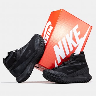 Кроссовки мужские черные Nike ACG Mountain Fly Gore-Tex Black 
Мужские кроссовки. . фото 2