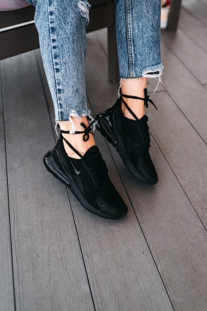 Кроссовки мужские черные Nike Air Max 270 "Black" 
Хорошая мужская обувь Найк Аи. . фото 10