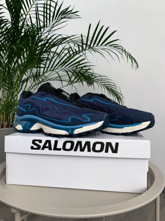 Кроссовки мужские синие Salomon XT-Slate Advanced Dark Sapphire Blue Ashes
Мужск. . фото 3