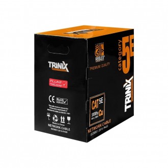 Кабель вита пара UTP CAT6 CU 0.56mm LDPE Outdoor Trinix 305m (33-00050). Киев. фото 1 Кабель вита пара UTP CAT6 CU 0.56mm LDPE Outdoor Trinix 305m (33-00050). Киев. фото 1
