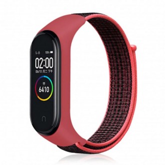 Ремінець BeCover Nylon Style для Xiaomi Mi Smart Band 5/Mi Smart Band 6 Black/Re. Харьков. фото 1 Ремінець BeCover Nylon Style для Xiaomi Mi Smart Band 5/Mi Smart Band 6 Black/Re. Харьков. фото 1