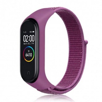Ремінець BeCover Nylon Style для Xiaomi Mi Smart Band 5/Mi Smart Band 6 Purple (. Харьков. фото 1 Ремінець BeCover Nylon Style для Xiaomi Mi Smart Band 5/Mi Smart Band 6 Purple (. Харьков. фото 1