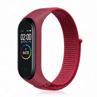 Ремінець BeCover Nylon Style для Xiaomi Mi Smart Band 5/Mi Smart Band 6 Red (705. Харьков. фото 1 Ремінець BeCover Nylon Style для Xiaomi Mi Smart Band 5/Mi Smart Band 6 Red (705. Харьков. фото 1