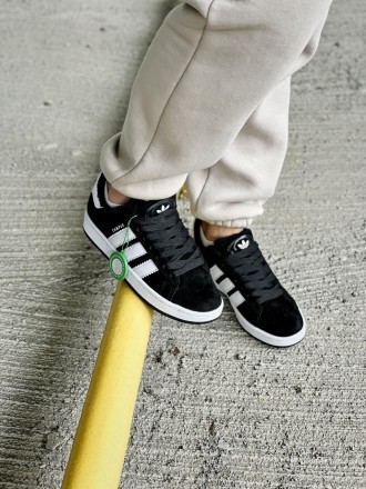 Кроссовки мужские зимние черные Adidas Campus Black White Winter Fur
Классическа. . фото 10