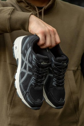 Кроссовки мужские черные Asics Gel Venture 6 Black Grey Beige
Представляем вам к. . фото 5