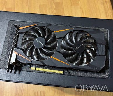 Продаю видеокарту GIGABYTE GeForce GTX1060 3GB. Отличное состояние, без перегрев. . фото 1