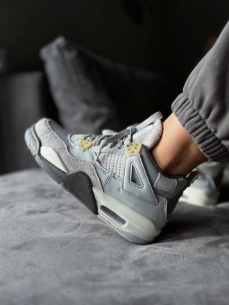 Кроссовки мужские серые Jordan 4 Retro SE Craft Photon Dust
Мужские спортивные к. . фото 2