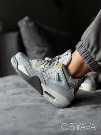 Кроссовки мужские серые Jordan 4 Retro SE Craft Photon Dust
Мужские спортивные к. . фото 1