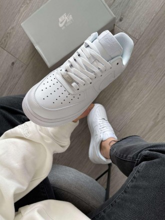 Кроссовки мужские белые Nike Air Force 1 classic White Low Premium
Классические . . фото 4