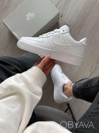 Кроссовки мужские белые Nike Air Force 1 classic White Low Premium
Классические . . фото 1