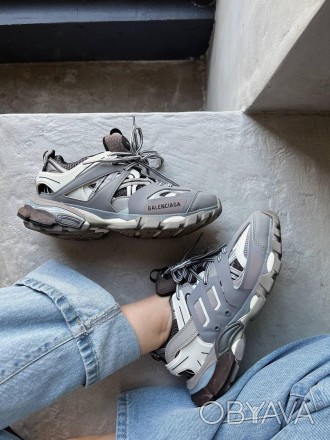 Кроссовки женские серые Balenciaga Track 3.0 Gray Premium
Рады представить вам ш. . фото 1