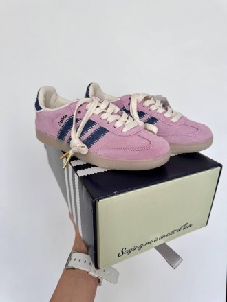 Кроссовки женские розовые Adidas Samba x NOTITLE PINK / NAVY
Шикарные женские кр. . фото 3