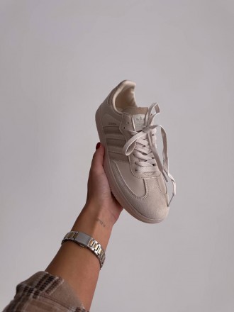 Кроссовки мужские бежевые Adidas Samba Beige
Легендарная классическая модель муж. . фото 7