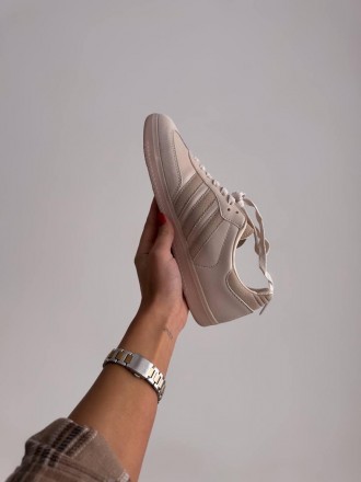 Кроссовки мужские бежевые Adidas Samba Beige
Легендарная классическая модель муж. . фото 6