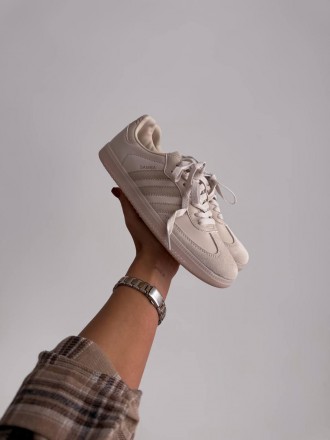 Кроссовки мужские бежевые Adidas Samba Beige
Легендарная классическая модель муж. . фото 3