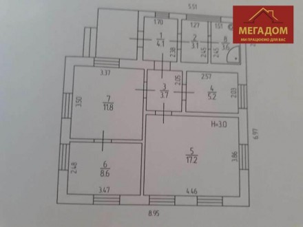 Будинок, Нова Балашівка. Продаж 1-поверхового будинку з гаражем і ділянкою 6 сот. . фото 5