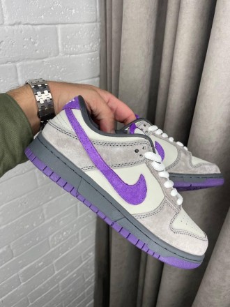 Кроссовки женские серые зимние Nike SB Dunk Low Grey Purple Winter Fur
Зимние же. . фото 4