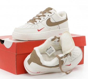 Кроссовки женские зимние белые Nike Air Force 1 Low Mocco Winter Fur
Кроссовки N. . фото 10