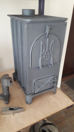 Буржуйка чугунная большая 6 кВт с варочной поверхностью  печь. Дніпро. фото 1