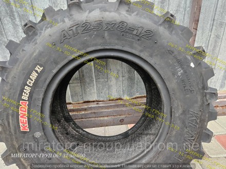 Шина пневматическая 25X8.00-12 (25X8-12) 4PR KENDA K299A XL BEAR CLAW 38F TL
KEN. . фото 5