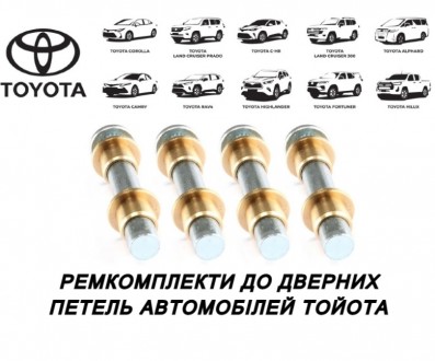 Ремкомплект петлі для усунення провисання дверей в автомобілях Toyota / Lexus

. . фото 2