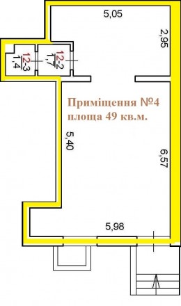 Пропонуємо Вашій увазі приміщення площею 49кв.м., фасад, розташоване в Житловому. Оболонь. фото 2