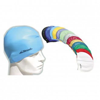 Силіконова шапочка для плавання Sprint Aquatics Silicone Swim Cap — зручна, м'як. . фото 3