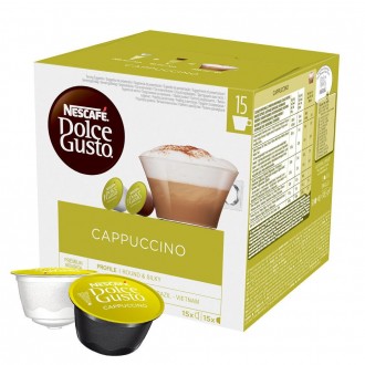 
NESCAFE Dolce Gusto Cappuccino Кофе в капсулах, 30 штук
Сочетание густого эспре. . фото 2