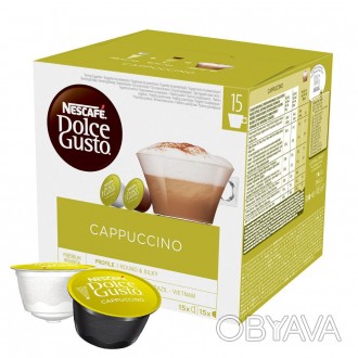 
NESCAFE Dolce Gusto Cappuccino Кофе в капсулах, 30 штук
Сочетание густого эспре. . фото 1