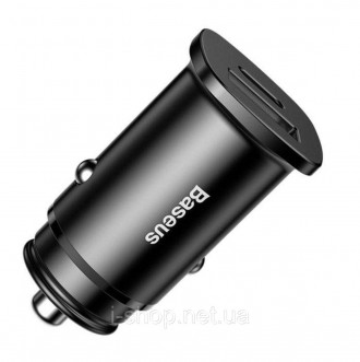 АЗП Baseus Circular Plastic A + C 30W PPS Car Charger Black- зарядний пристрій д. . фото 2