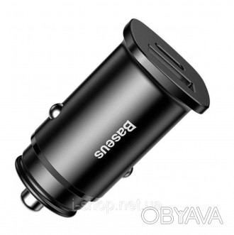 АЗП Baseus Circular Plastic A + C 30W PPS Car Charger Black- зарядний пристрій д. . фото 1