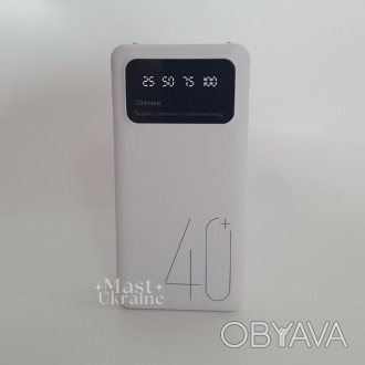 Портативный внешний аккумулятор Power Bank 40000 mAh 5Ѵ2А LED индикатор уровня з