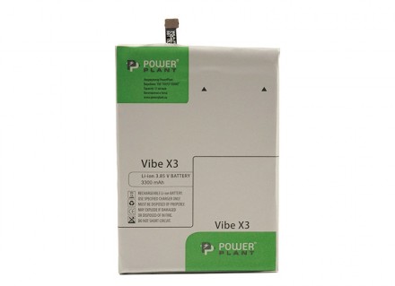 Акумулятор PowerPlant Lenovo Vibe X3 Lite (BL256) 3300mAh. Бородянка. фото 1 Акумулятор PowerPlant Lenovo Vibe X3 Lite (BL256) 3300mAh. Бородянка. фото 1