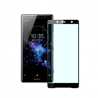 Захисне скло Full screen PowerPlant для Sony Xperia XZ2 Compact, Black. Бородянка. фото 1 Захисне скло Full screen PowerPlant для Sony Xperia XZ2 Compact, Black. Бородянка. фото 1