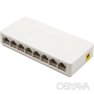 Гігабітний Ethernet комутатор HiSmart (8-Port 10/100/1000Mbps)