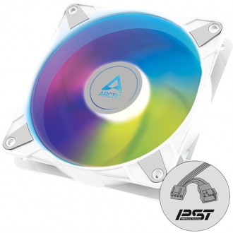 Кулер до корпусу ARCTIC P14 PWM PST A-RGB, білий. Бородянка. фото 1 Кулер до корпусу ARCTIC P14 PWM PST A-RGB, білий. Бородянка. фото 1