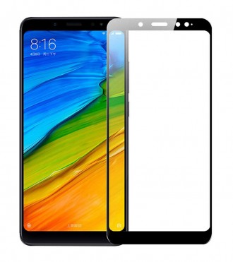 Захисне скло Full screen PowerPlant для Xiaomi Redmi Note 5 Pro, Black. Бородянка. фото 1 Захисне скло Full screen PowerPlant для Xiaomi Redmi Note 5 Pro, Black. Бородянка. фото 1
