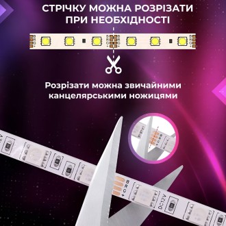 Светодиодная лента LED TVLIGHT - водостойкая гирлянда c пультом 5 м Светодиодная. . фото 4