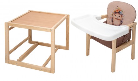 Стільчик-трансформер Babyroom Пеппі-230 eko капучино / шоколад (їжачок, квіти). Одеса. фото 1 Стільчик-трансформер Babyroom Пеппі-230 eko капучино / шоколад (їжачок, квіти). Одеса. фото 1