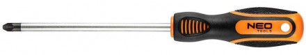 Отвертка крестовая Neo Tools, PZ3 x 150 мм, CrV, 04-185. Киев. фото 1 Отвертка крестовая Neo Tools, PZ3 x 150 мм, CrV, 04-185. Киев. фото 1